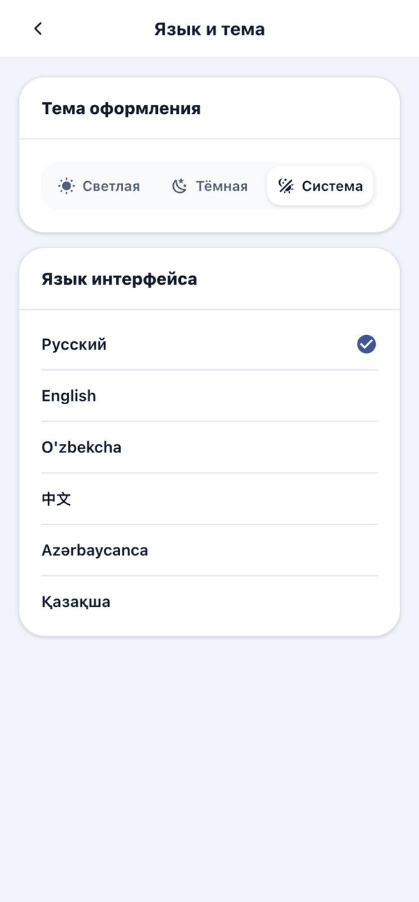 Язык и тема